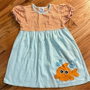 Knit fish dress 5t